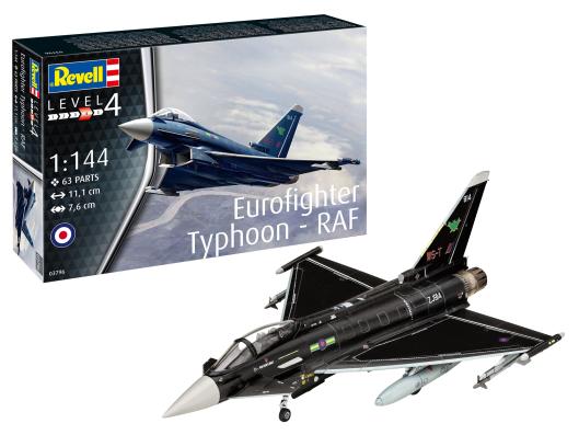 1:144 Eurofighter Typhoon - RAF Revell Model Kit: 03796 - Image 1