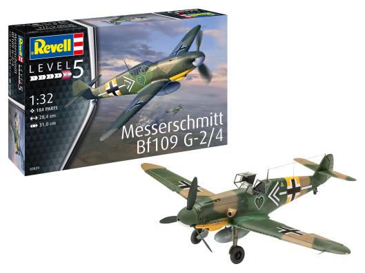 1:32 Messerschmitt Bf109 G-2/4 Revell Model Kit: 03829 - Image 1