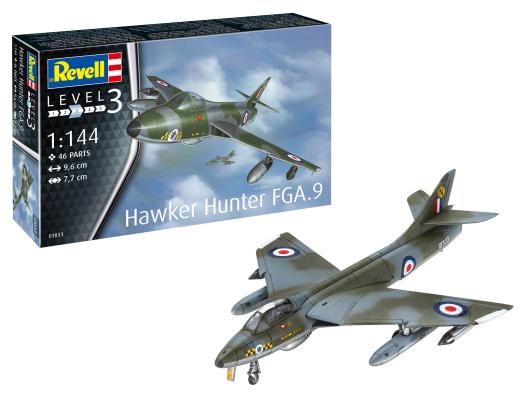 1:144 Hawker Hunter FGA.9 Revell Model Kit: 03833 - Image 1