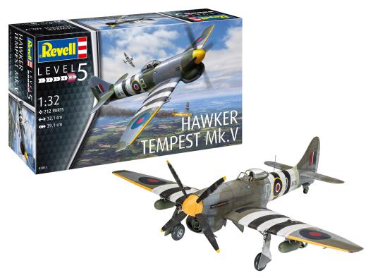 1:32 Hawker Tempest MK.V Revell Model Kit: 03851 - Image 1