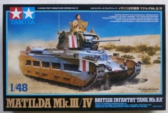 1:48 Matilda Mk.III/IV Tamiya Model Kit: 32572 - Image 1
