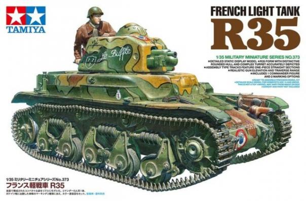 1:35 French Light Tank R35 Tamiya Model Kit: 35373 - Image 1