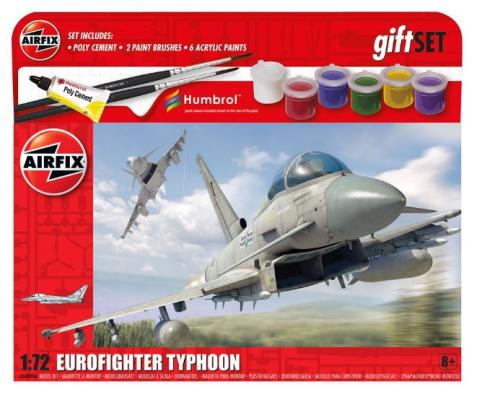 1:72 Eurofighter Typhoon  Starter Gift Set Airfix Model Kit: A50098A - Image 1