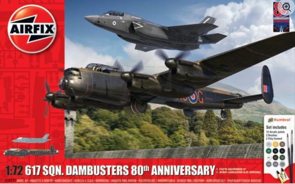 1:72 617 Sqn. Dambusters 80th Anniversary Gift Set Airfix Model Kit: A50191 - Image 1