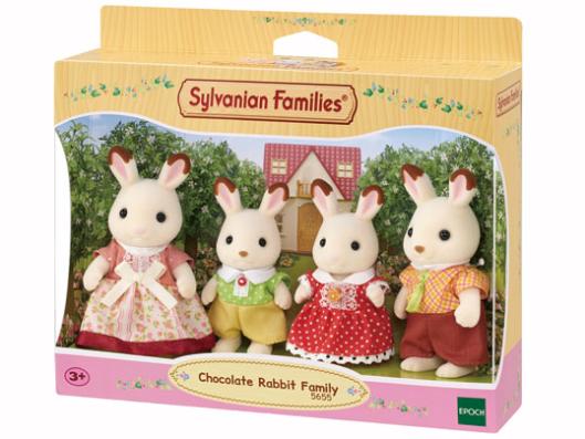 Sylvanian Families Chocolate Rabbit Family - 5655 - Image 1