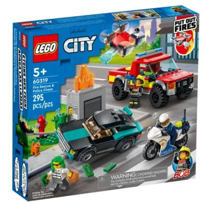 Lego City Fire 60319 - Fire Rescue & Police Chase - Image 1