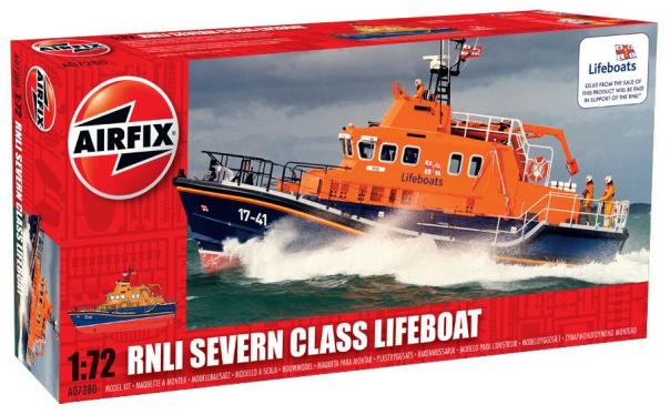 1:72 RNLI Severn Class Lifeboat Airfix Model Kit: A07280 - Image 1