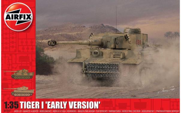 1:35 Tiger I 'Early Version' Airfix Model Kit: A1357 - Image 1