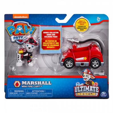 Paw Patrol Ultimate Rescue - Marshall Mini Fire Cart With Figure - Image 1