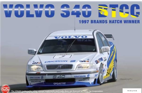 1:24 Volvo S40 BTCC (1997 Brand hatch Winner) Nunu Model Kit: NU24034 - Image 1