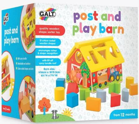 GALT Post And Play Barn Nursery Toy - Image 1