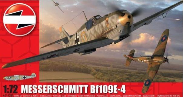 1:72 Messerschmitt Bf109E-4 Airfix Model Kit: A01008A - Image 1