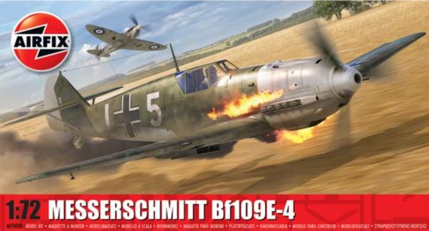 1:72 Messerschmitt Bf109E-4 B Airfix Model Kit: A01008B - Image 1