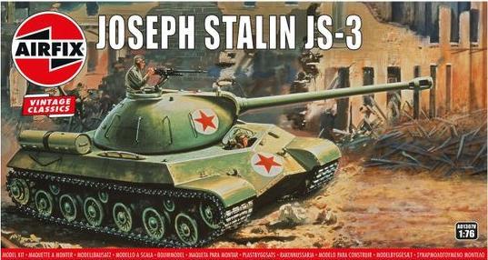 1:76 Joseph Stalin JS-3 Tank Vintage Classics Airfix Model Kit: 01307V - Image 1