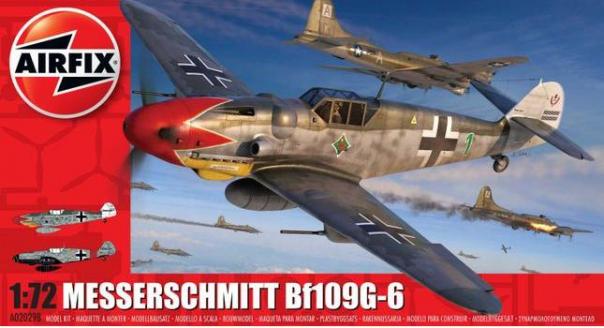 1:72 Messerschmitt Bf109G-6 Airfix Model Kit: A02029B - Image 1