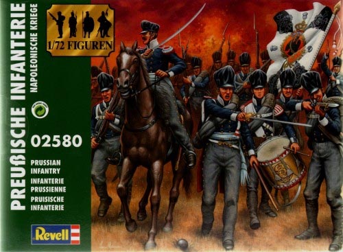 1:72 Prussian Infantry (Napoleonic Wars) Revll Model Kit: 02580 - Image 1