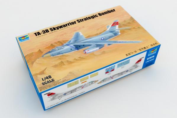 1:48 TA-3B Skywarrior Strategic Bomber Trumpeter Model Kit: 0287 - Image 1
