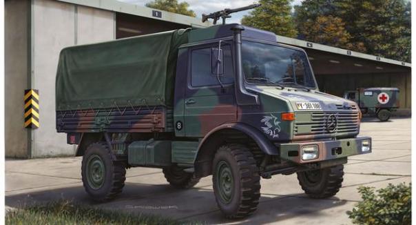 1:35 LKW 2t. tmil gl (unimog) Revell Model Kit: 03082 - Image 1