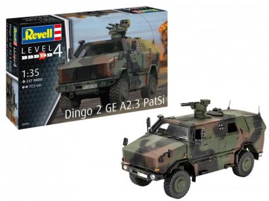1:35 Dingo 2 Ge A2.3 Patsi Revell Model Kit: 03284 - Image 1