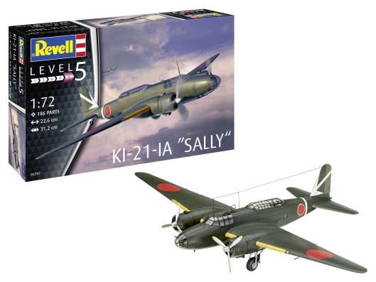 1:72 Ki-21-IA "Sally" Revell Model Kit: 03797 - Image 1