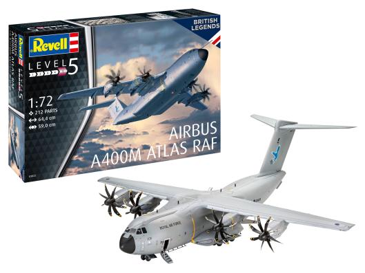 1:72 Airbus A400M Atlas RAF Revell Model Kit: 03822 - Image 1