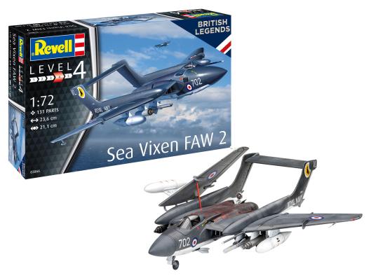 1:72 British Legends: Sea Vixen FAW 2 Revell Model Kit: 03866 - Image 1