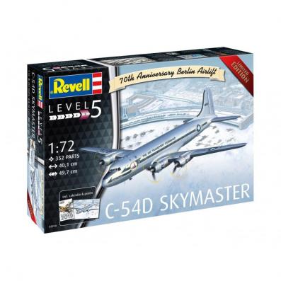 1:72 C-54D Skymaster (70th Anniversary Berlin Airlift) Limited Edition Revell Model Kit: 03910 - Image 1