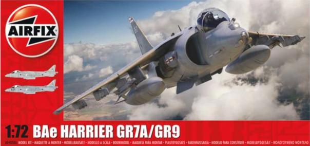 1:72 BAe Harrier GR7A/GR9 Airfix Model Kit: A04050A - Image 1