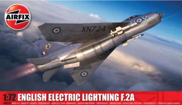 1:72 English Electric Lightning F.2A Airfix Model Kit: A04054A - Image 1