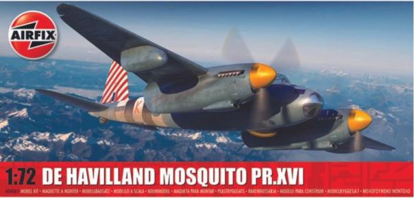 1:72 De Havilland Mosquito PR.XVI Airfix Model Kit: A04065 - Image 1