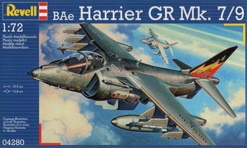 1:72 BAe Harrier GR Mk. 7/9 Revell Model Kit: 04280 - Image 1