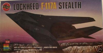 1:72 Lockheed F-117A Stealth Airfix Model Kit Series 5: 05026 - Image 1