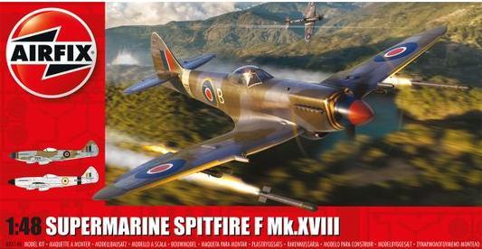 1:48 Supermarine Spitfire F MK.XVIII Airfix Model Kit: A05140 - Image 1