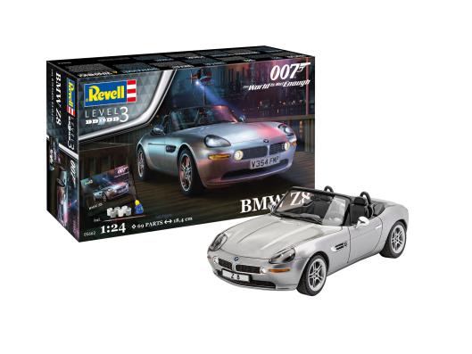 1:24 James Bond The World Is Not Enough BMW Z8 Gift Set Revell Model Kit: 05662 - Image 1