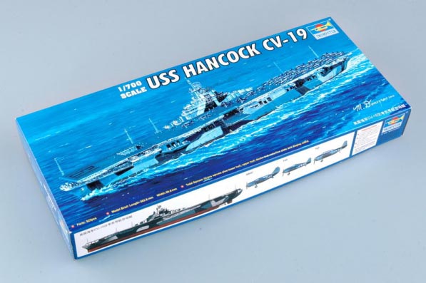 1:700 USS Hancock Trumpeter Model Kit: 05737 - Image 1