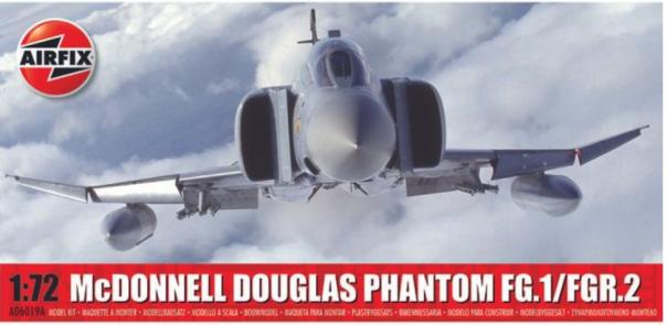 1:72 McDonnell DOuglas Phantom FG.1/FGR.2 Airfix Model Kit: A06019A - Image 1