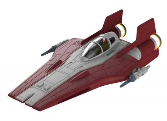 Star Wars The Last Jedi - Resistance A-Wing Fighter Snap Together Revell Model Kit: 06759 - Image 1