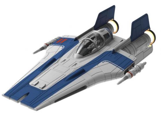 Star Wars The Last Jedi - Resistance A-Wing FIghter Snap Together Revell Model Kit: 06762 - Image 1