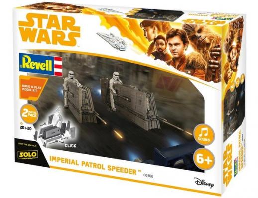 SOLO A Star Wars Story: Imperial Patrol Speeder Build & Play Revell Model Kit: 06768 - Image 1