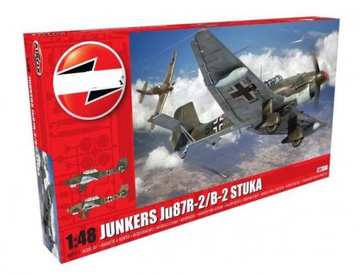 1:48 Junkers Ju87R-2/B-2 Stuka Airfix Model Kit: A07115 - Image 1