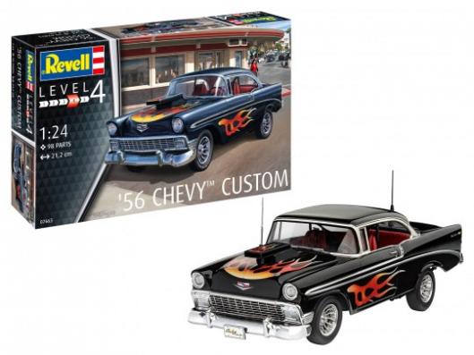 1:24 '56 Chevy Custom Revell Model Kit: 07663 - Image 1
