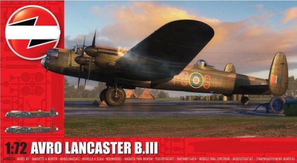 1:72 Avro Lancaster B.III Airfix Model Kit: A08013A - Image 1