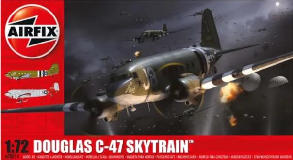 1:72 Douglas C-47 Skytrain Airfix Model Kit: A08014 - Image 1