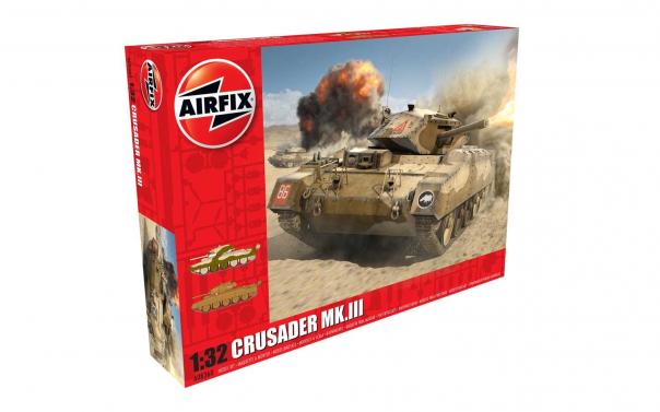 1:32 Crusader Mk.III Airfix Model Kit: A08360 - Image 1