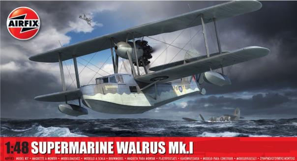 1:48 Supermarine Walrus Mk.I AIrfix Model Kit: A09183 - Image 1