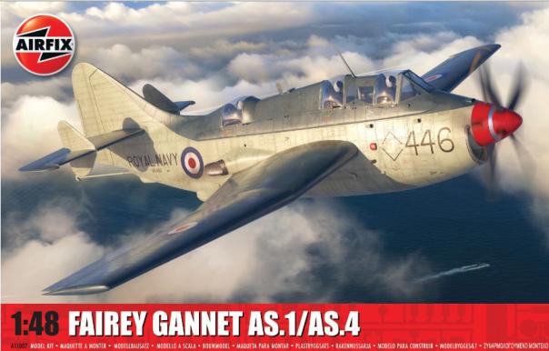 1:48 Fairey Gannet AS.1/AS.4 Airfix Model Kit: A11007 - Image 1