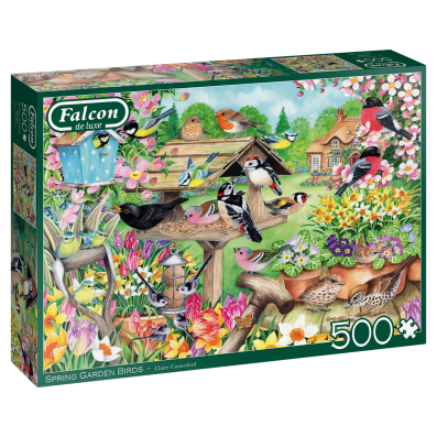 500 Piece - Spring Garden Birds Falcon Jigsaw Puzzle 11280 - Image 1