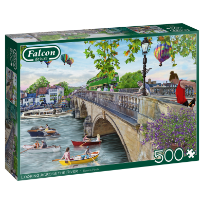 500 Piece - Looking Across The River Falcon Jigsaw Puzzle 11287 - Image 1