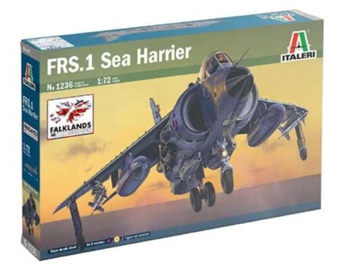 1:72 FRS.1 Sea Harrier (Falklands 40th Anniversary) Tamiya Model Kit: 1236 - Image 1