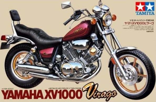 1:12 Yamaha XV1000 Virago Tamiya Model Kit: 14044 - Image 1